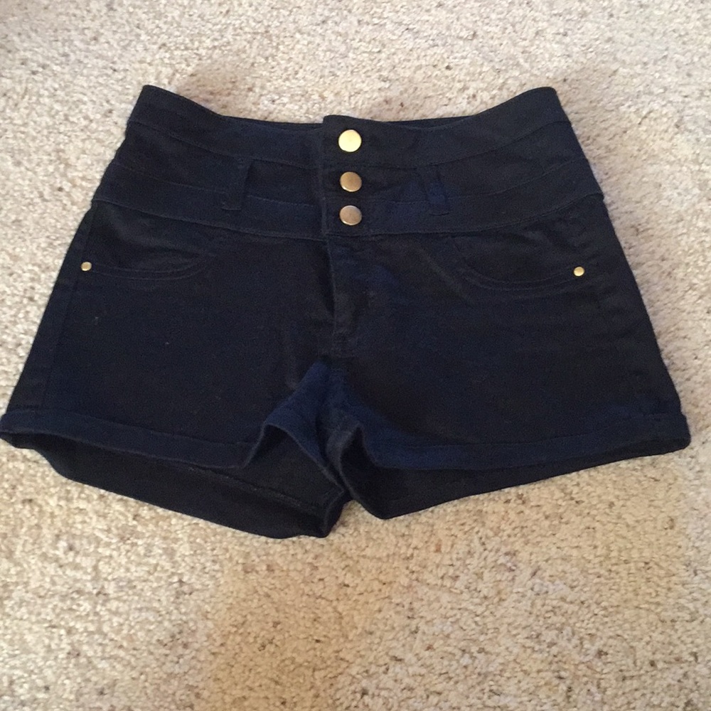 Charlotte russe High wasted black shorts